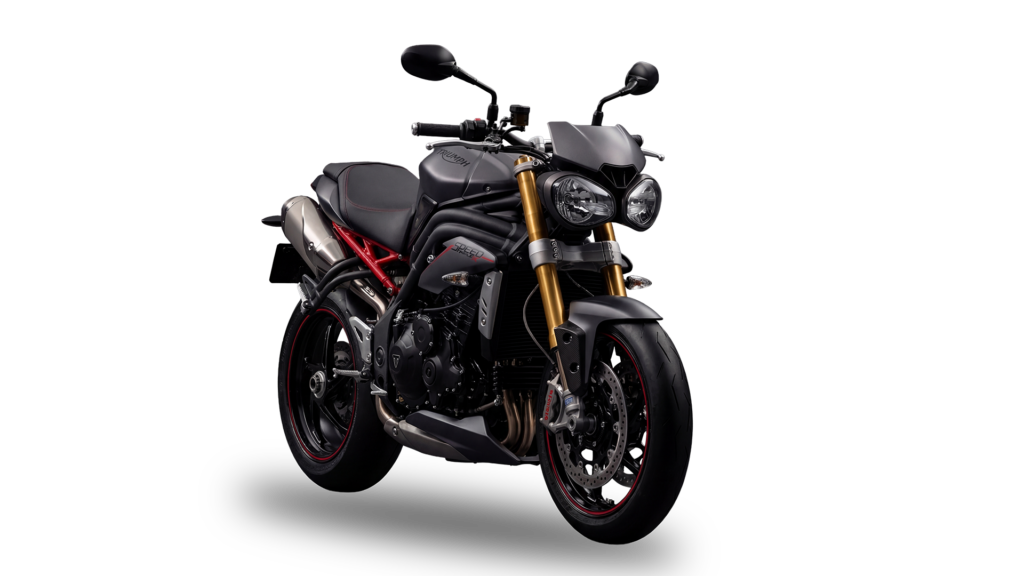 Schwarzes Motorrad als Symbol für Motorradservice