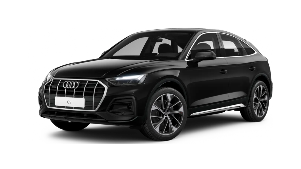 Schwarzer Audi Q5 als Gebrauchtwagen bei Autohaus Roeb